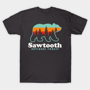 Sawtooth National Forest Camping Idaho Hiking T-Shirt